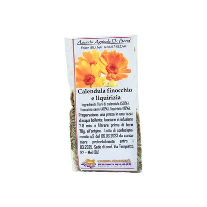 Calendula finocchio e liquirizia