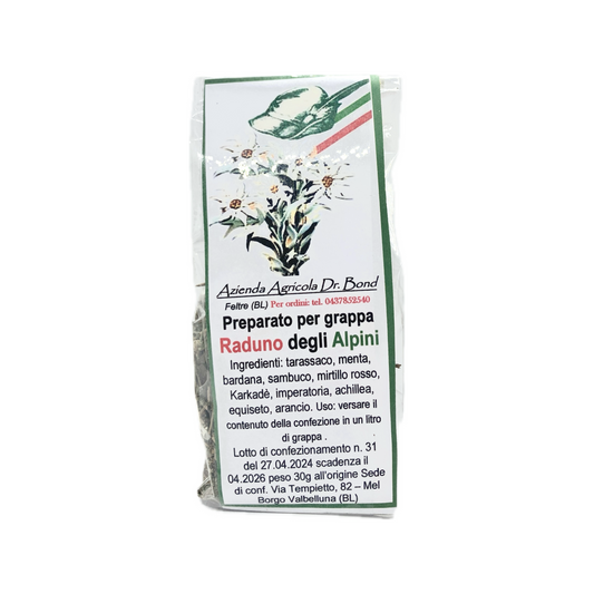 Preparato per grappa Raduno degli Alpini